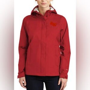 *Far West| Red Hooded Rain Jacket